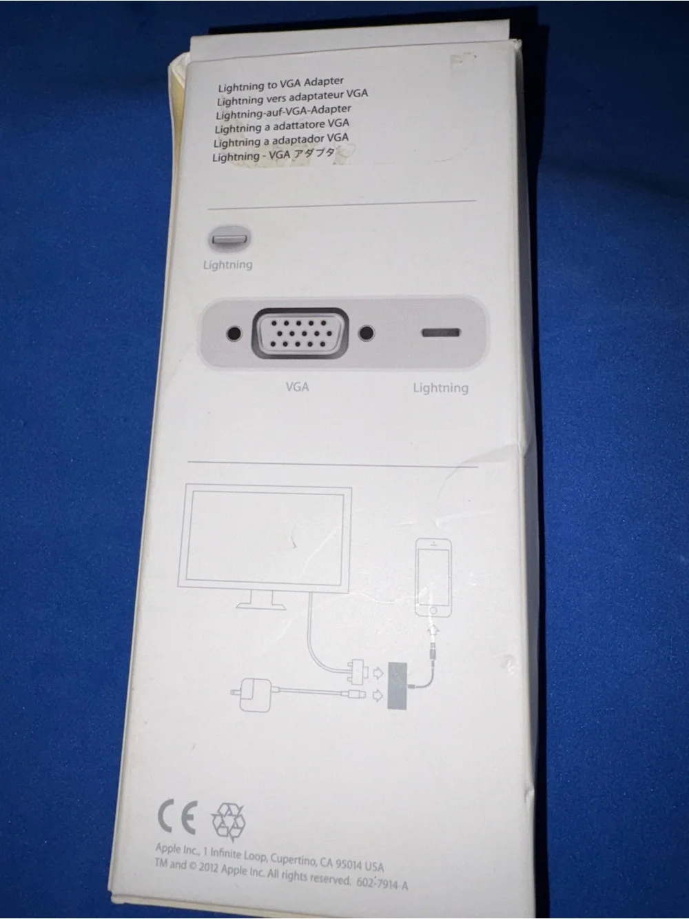 Apple Lightning to VGA Adapter - white